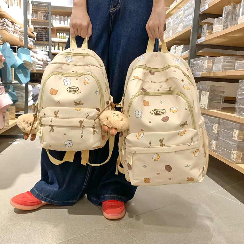 Cute School Backpack for Girls Large Capacity Student Bag - 4