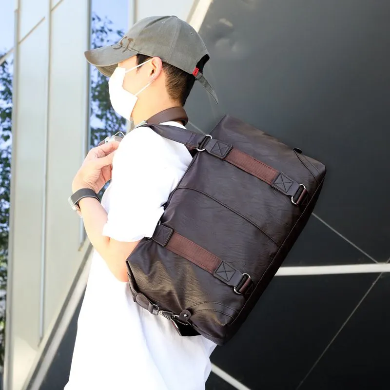 Men's Travel Bag Large Capacity Shoulder Bag Business Briefcase - 1