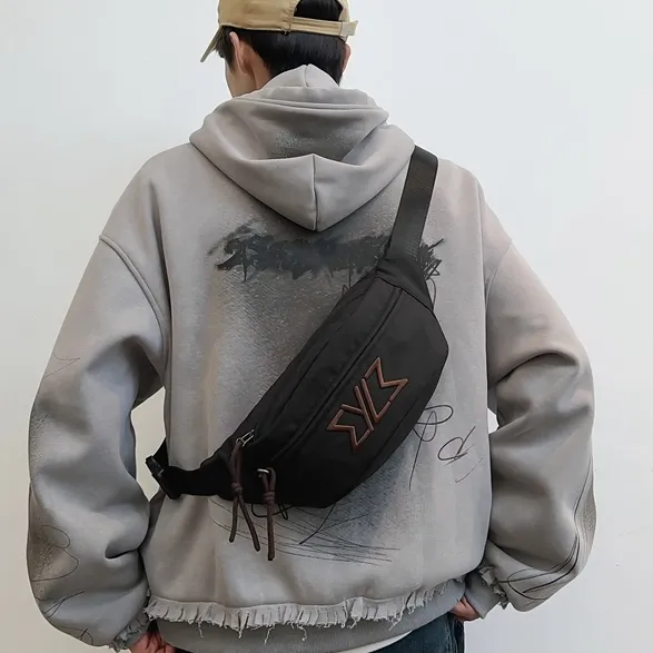 Ins Trendy Chest Bag for Men & Women, Casual Sling Backpack, Waist Phone Bag - 2