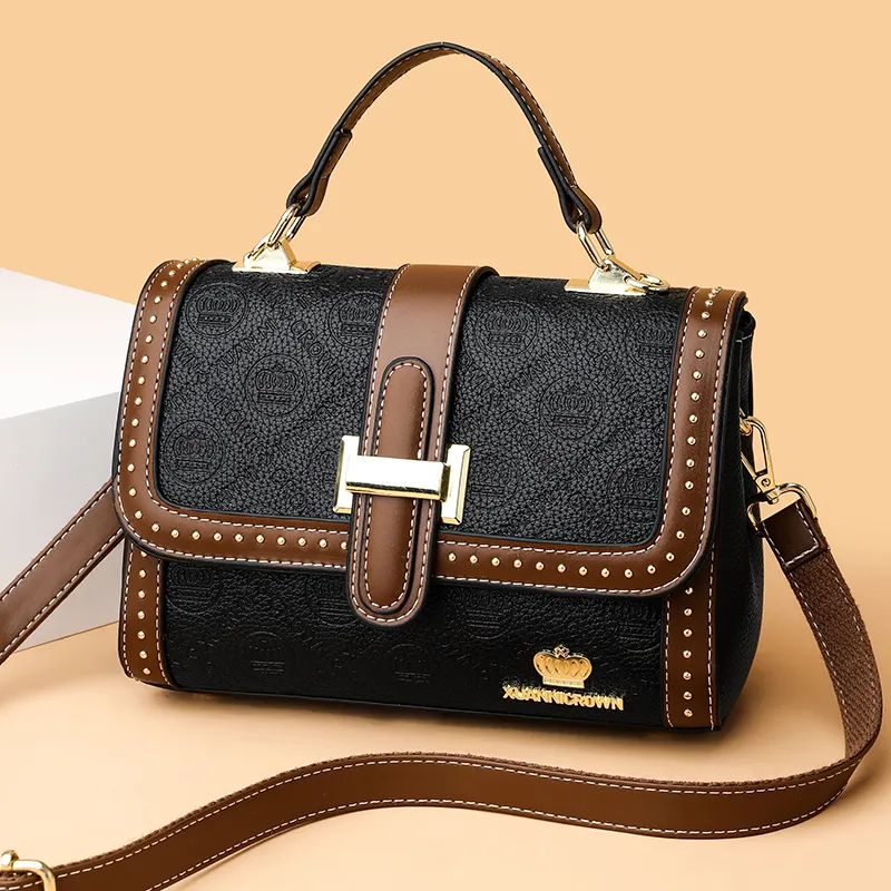 Fashionable Soft Leather Shoulder Bag for Women, Winter 2022 New Style - 3