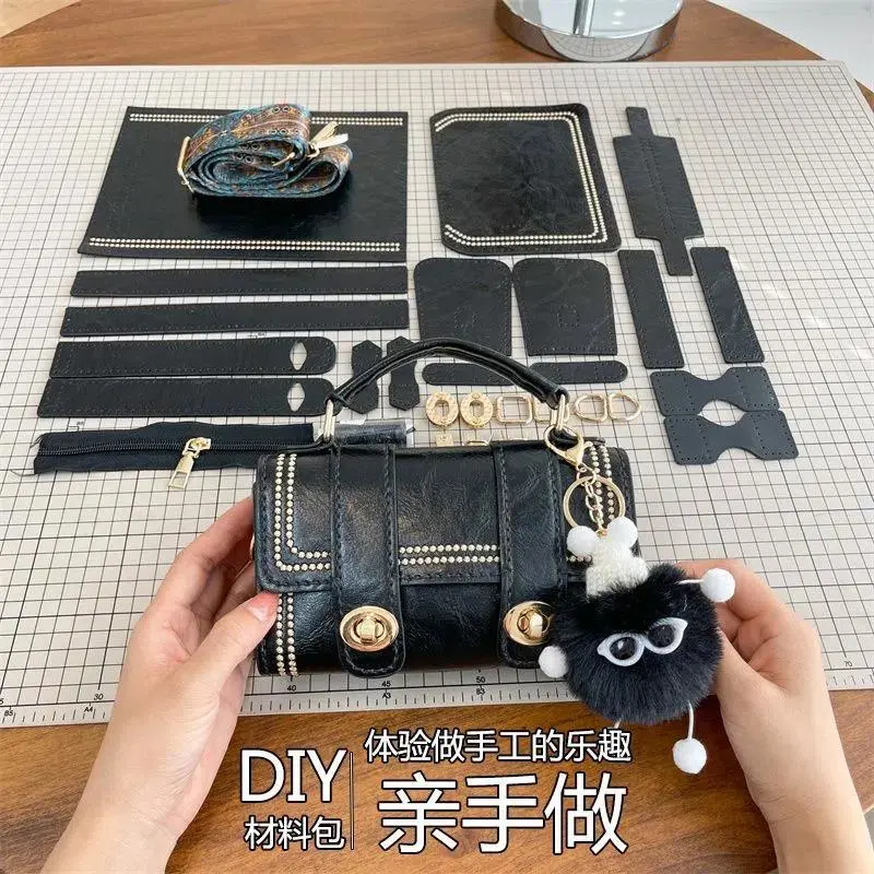 Handwoven DIY Bag Kit for Women | Retro Shoulder Bag with Tutorial - 3