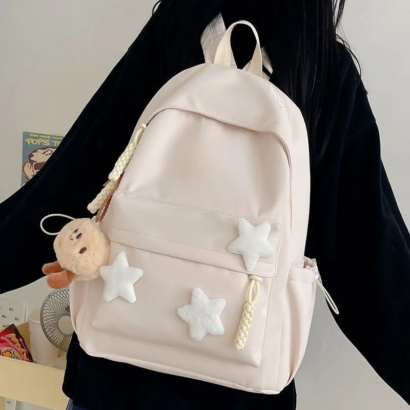 Girls Backpack 2025 Large Capacity Japanese Style School Bag for Teens - 3