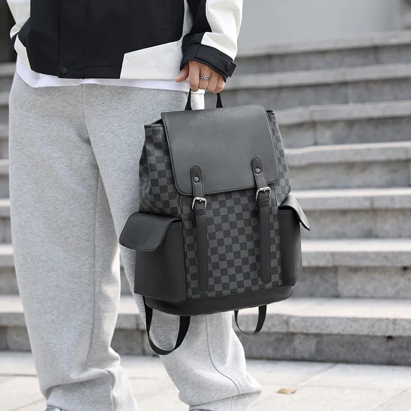 Stylish Large Capacity Backpack 2025 Men's Travel Laptop Bag - 3