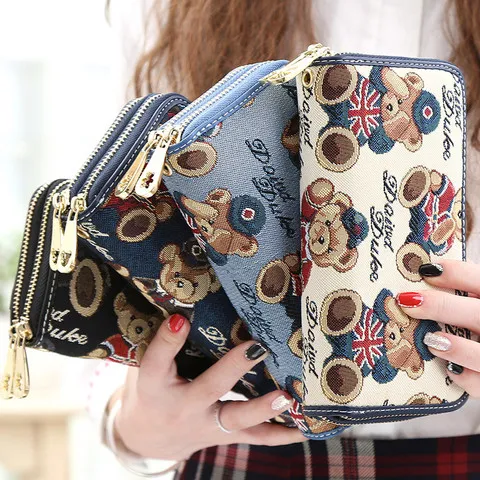 Long Zip Wallets for Women 2020, PU Leather Multi-Function Clutch Purse - 5