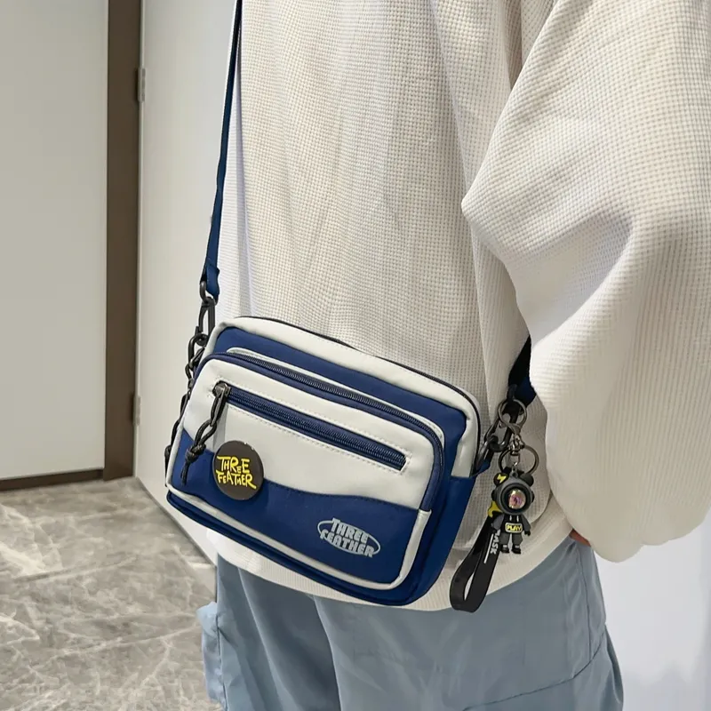 Men's Crossbody Bag Casual Nylon Sling Backpack Daypack - 2