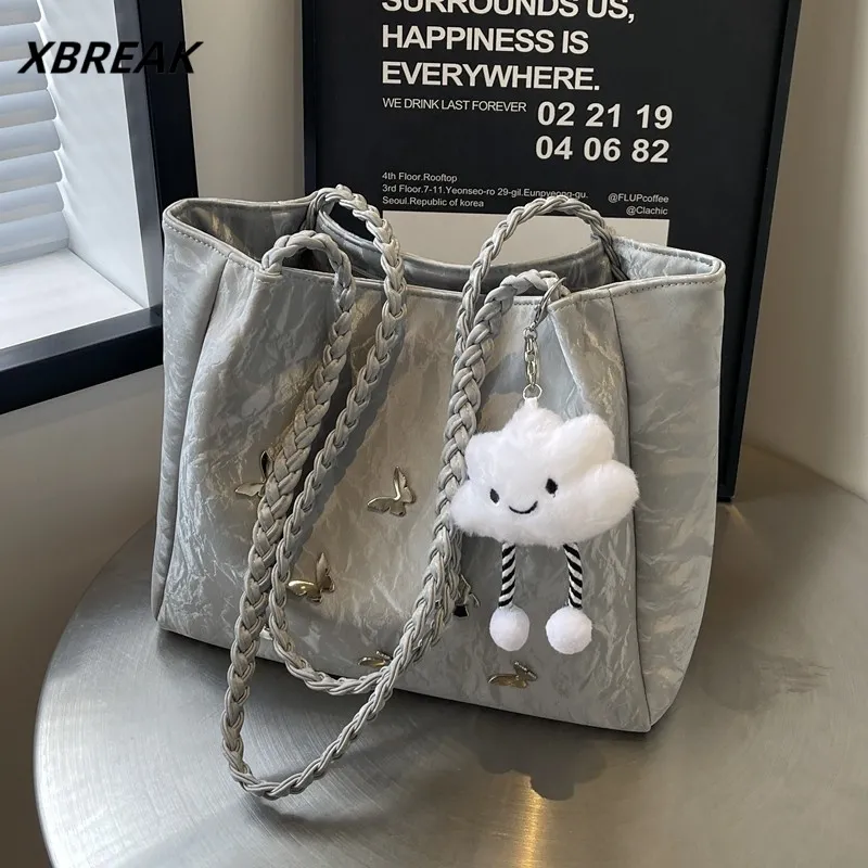 Women's Large Tote Bag 2025 Fashion Shoulder Bag for School & Commute - 2