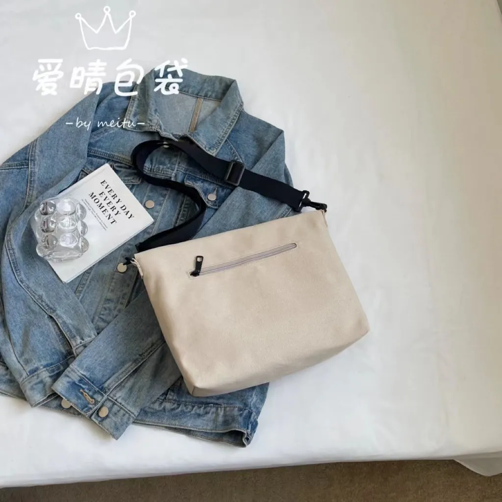 Canvas Tote Bag for Women 2025 New Fashion Simple Shoulder Bag - 4