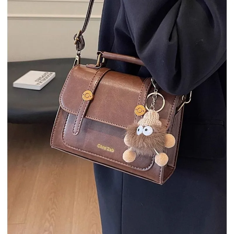 Retro Shoulder Bag for Women 2025, Versatile PU Crossbody Bag - 1