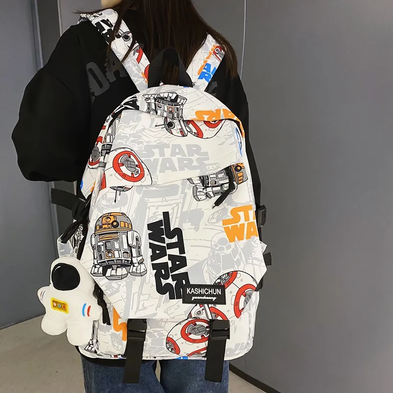 Graffiti Backpack for Boys Large Capacity 16 Inch Laptop School Bag - 4