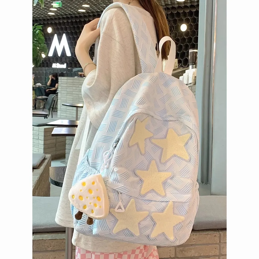 Stars Backpack for Women 2025 New Cute Korean School Bag College - 1