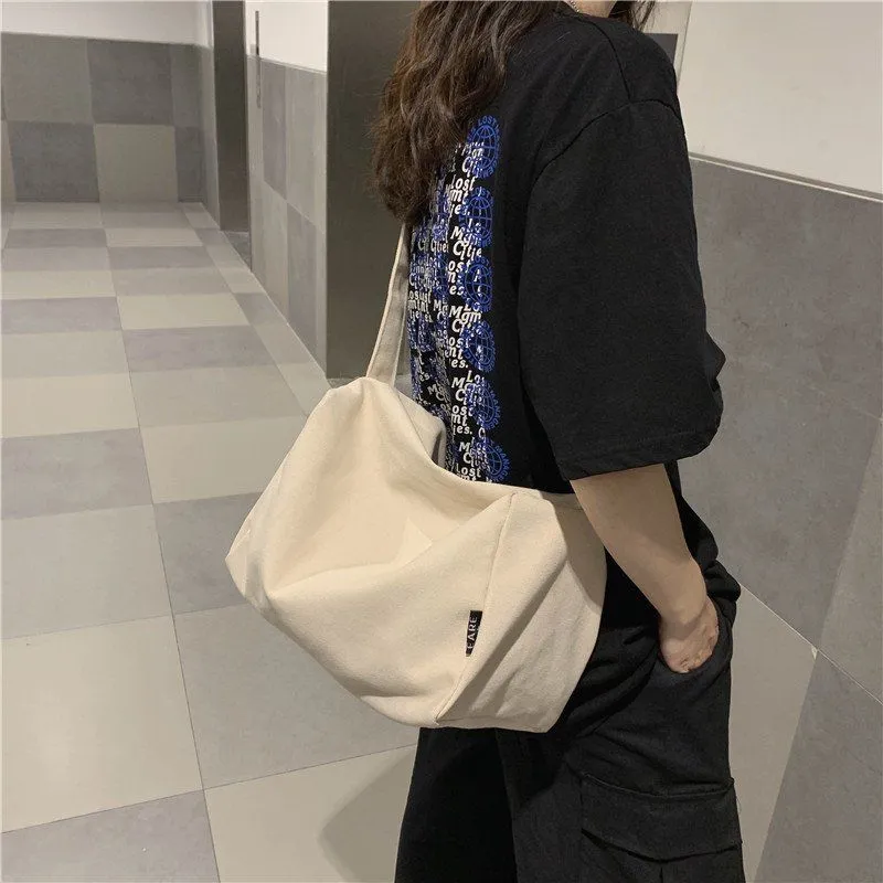 Trendy Canvas Crossbody Bag 2024 - Unisex Casual Sling Bag for Daily Use - 1