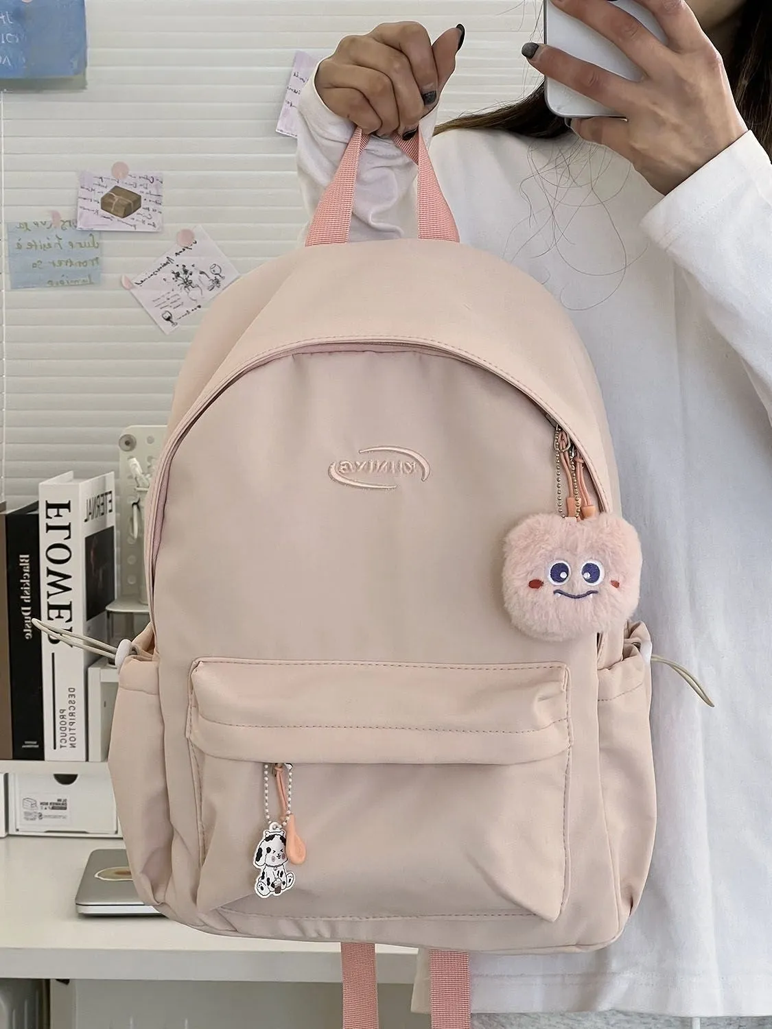 Cute Japanese Backpack for Women, Lightweight Travel Daypack for School & College - 3