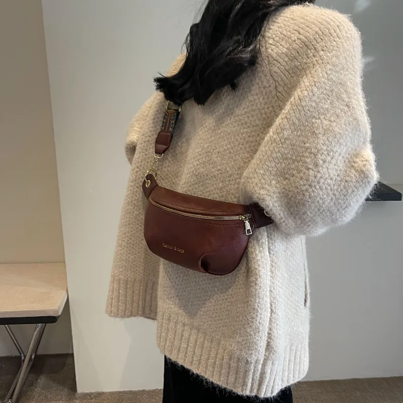 Stylish Vintage Crossbody Bag 2023 Fashionable Waist Bag for Women - 1