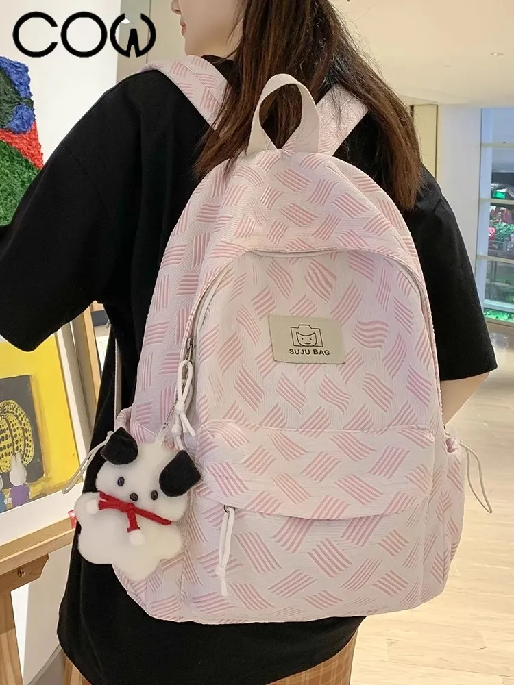 COW Backpack for Women Large Capacity Laptop Daypack Travel Rucksack - 3