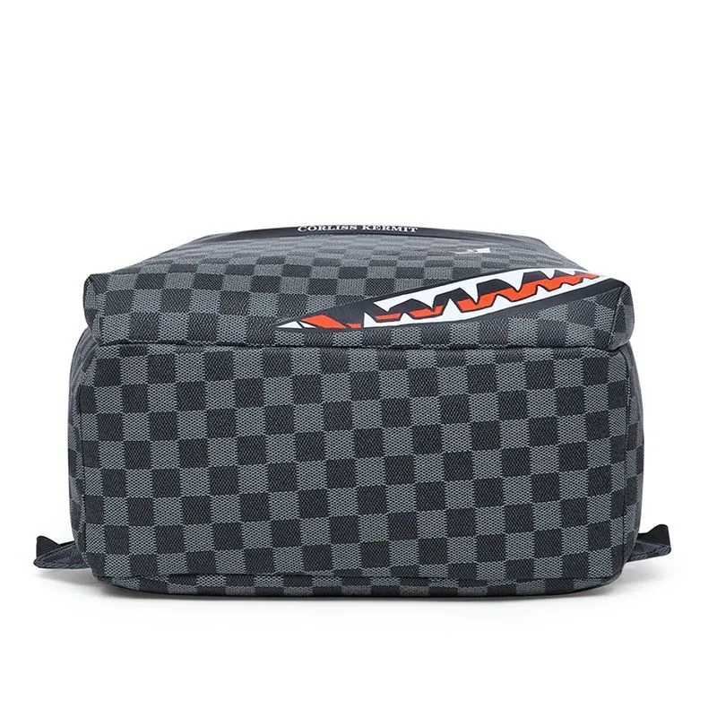 2025 Men's Backpack Large Capacity Laptop Bag Fashion Student Backpack - 5