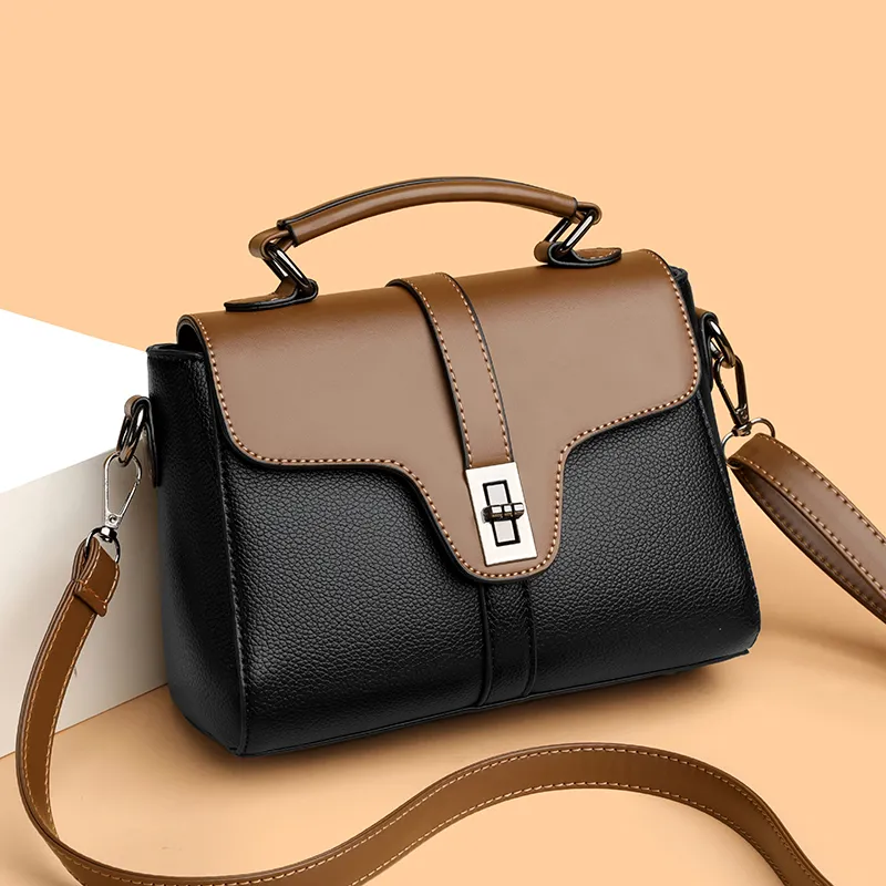 Women's Casual Square Shoulder Bag 2025 Work Commute PU Crossbody Purse - 4