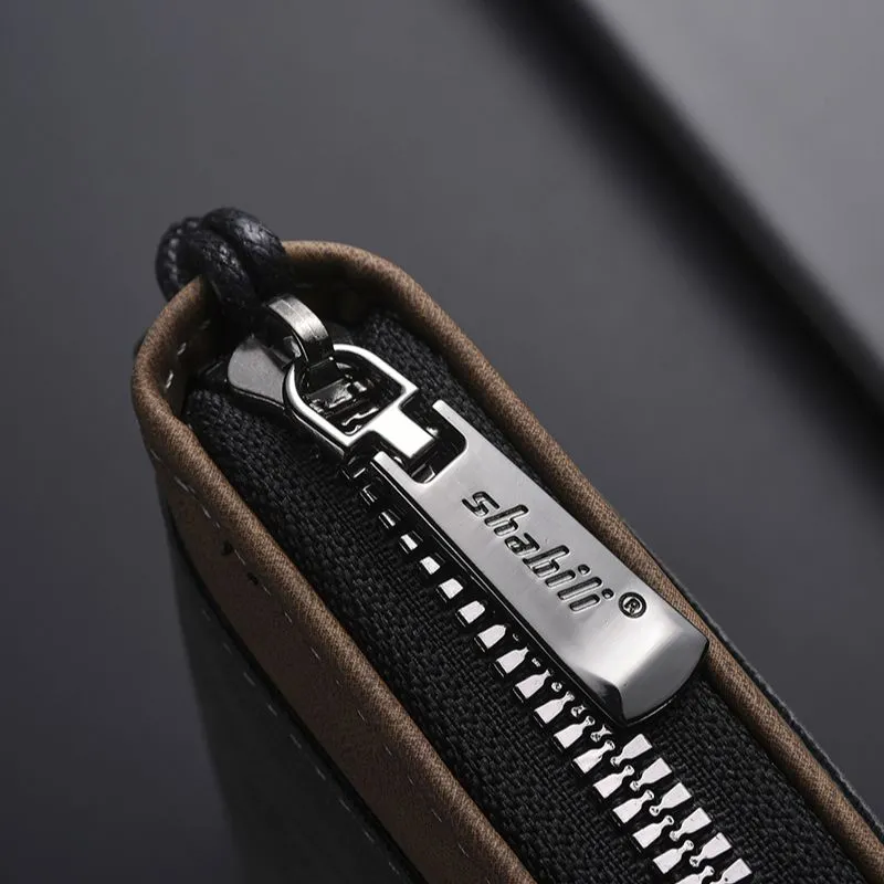 2025 Men's Handbag Retro Long Wallet Large Capacity Fashion Phone Case - 4