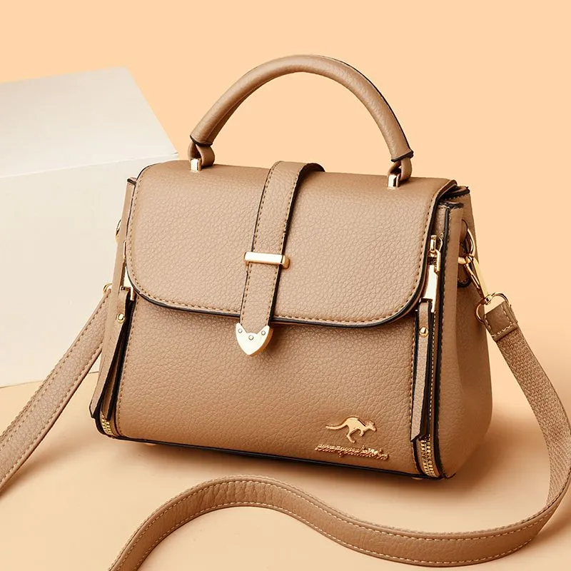 Women's Leather Tote Bag 2025 Spring New Shoulder Crossbody Large Capacity - 4