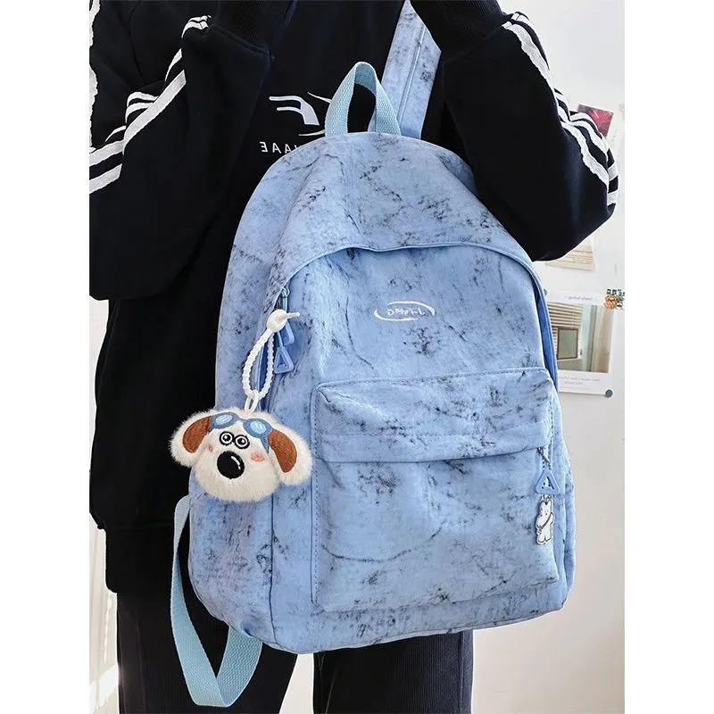 Ins Tie-Dye Backpack for College Students, Large Capacity Daypack for High School - 2