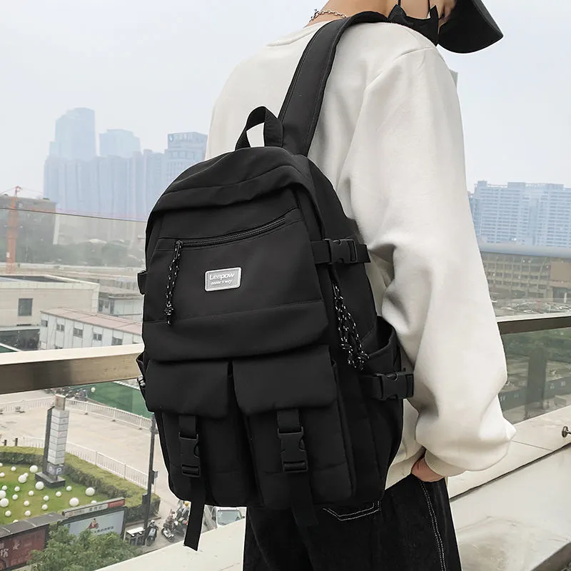Men's Backpack Large Capacity Laptop Backpack Ins Trendy College High School - 3
