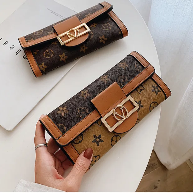 Women's Short Wallet 2022 Retro Tri-Fold Multi Card Holder Coin Purse - 1