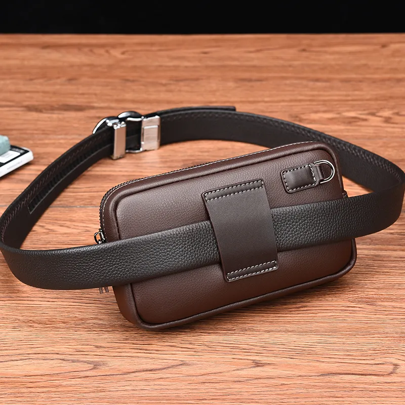 Large Capacity Waist Bag for Men with Phone Holder & Card Pockets - 3