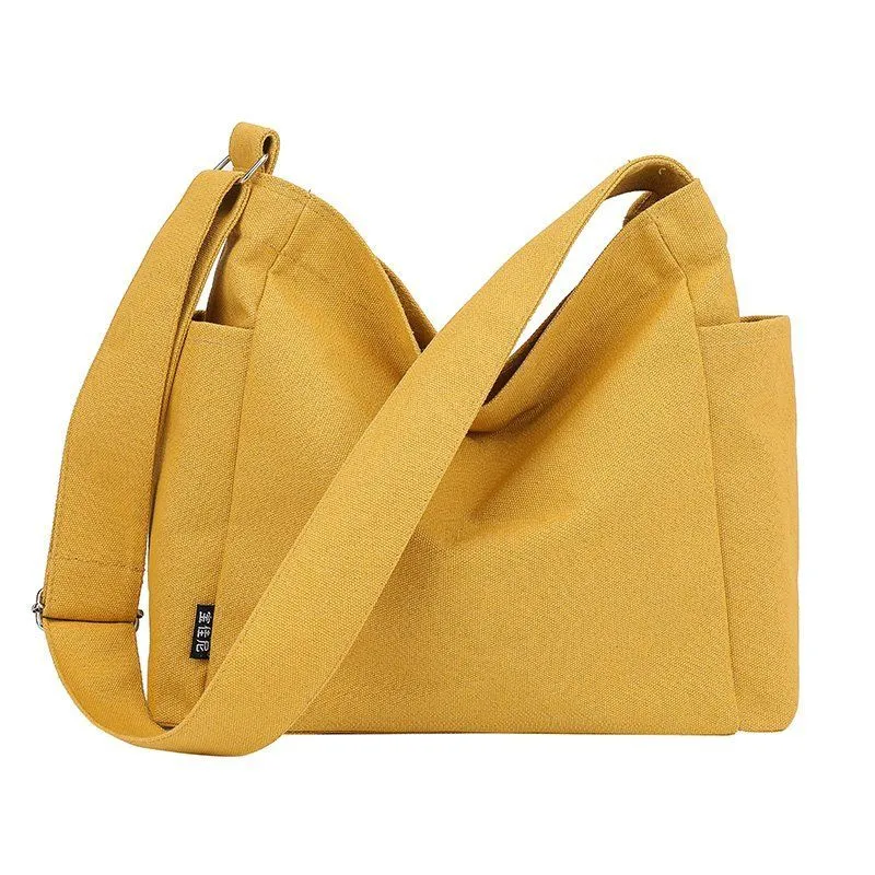 Canvas Tote Bag Women Large Ins Style Crossbody Shoulder Bag - 1