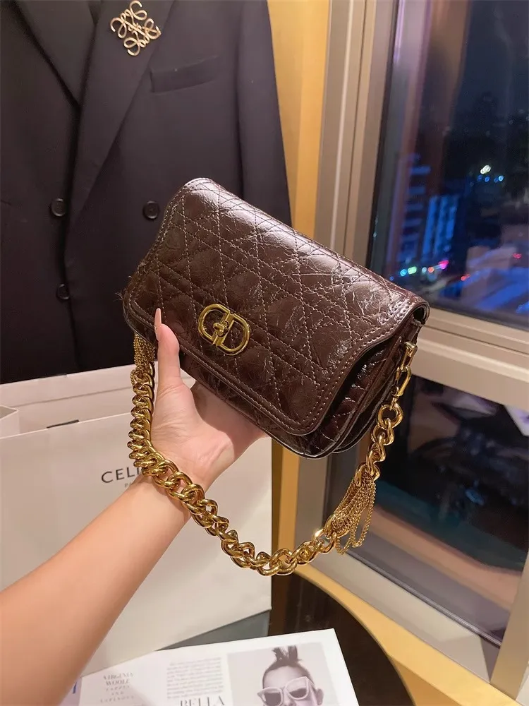 Chanel Style Quilted Chain Shoulder Bag 2024 New Fashion Crossbody Bag - 2