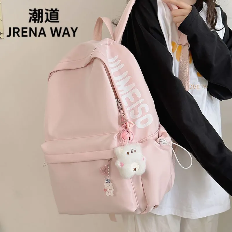Minimalist College Backpack for Women, Large Capacity Laptop Bag for School & Commute - 3