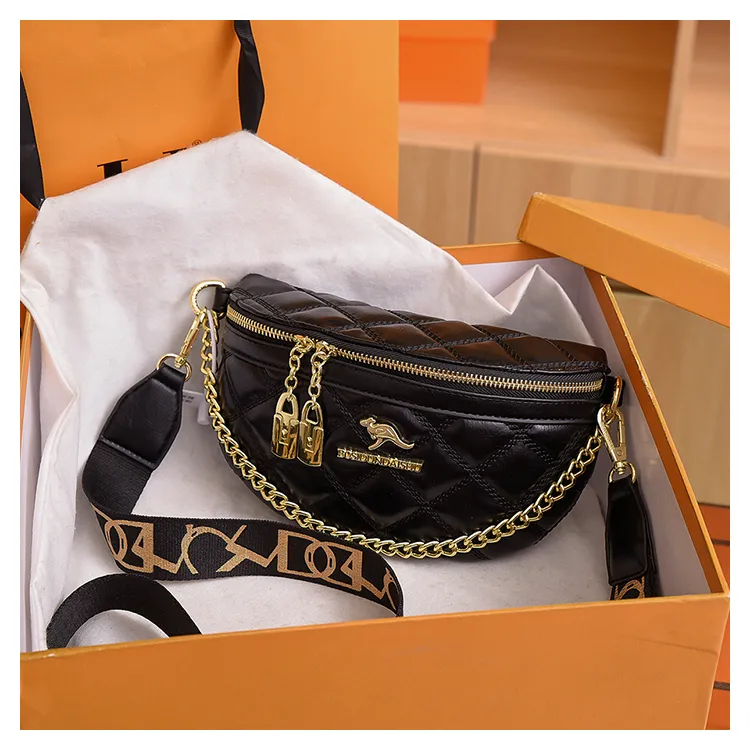 Leather Crossbody Bag 2025 New Women Chest Bag Ins Fashion Shoulder Purse - 4