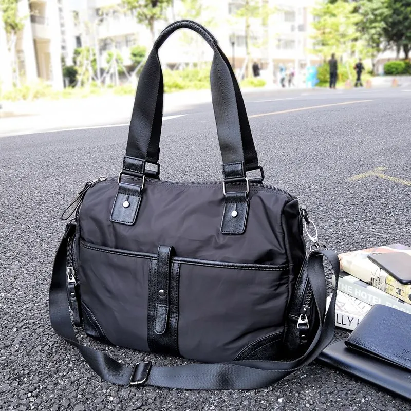 Men's Shoulder Bag Waterproof Oxford Crossbody Bag Business Casual - 1