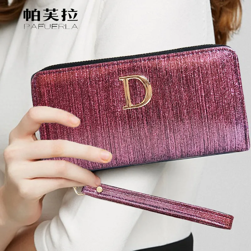 Long Wallet for Women with Multiple Card Slots, Large Capacity Fashionable Clutch Bag - 2