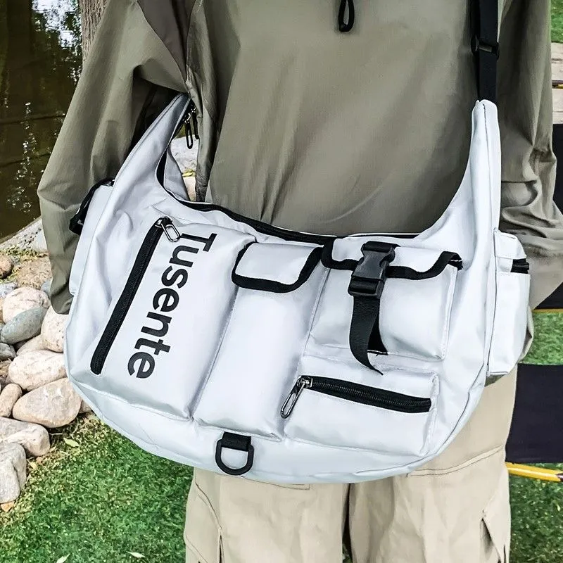 Men's Crossbody Bag Large Capacity Sport Gym Travel Lightweight Riding Backpack - 3