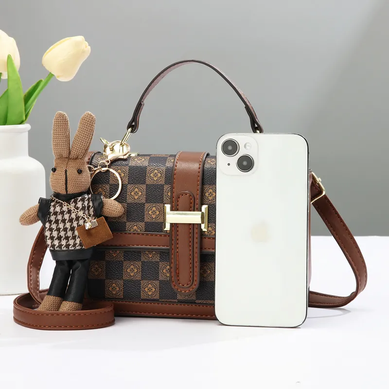 Retro Plaid Shoulder Bag 2024, Fashionable & Versatile Crossbody Purse - 3