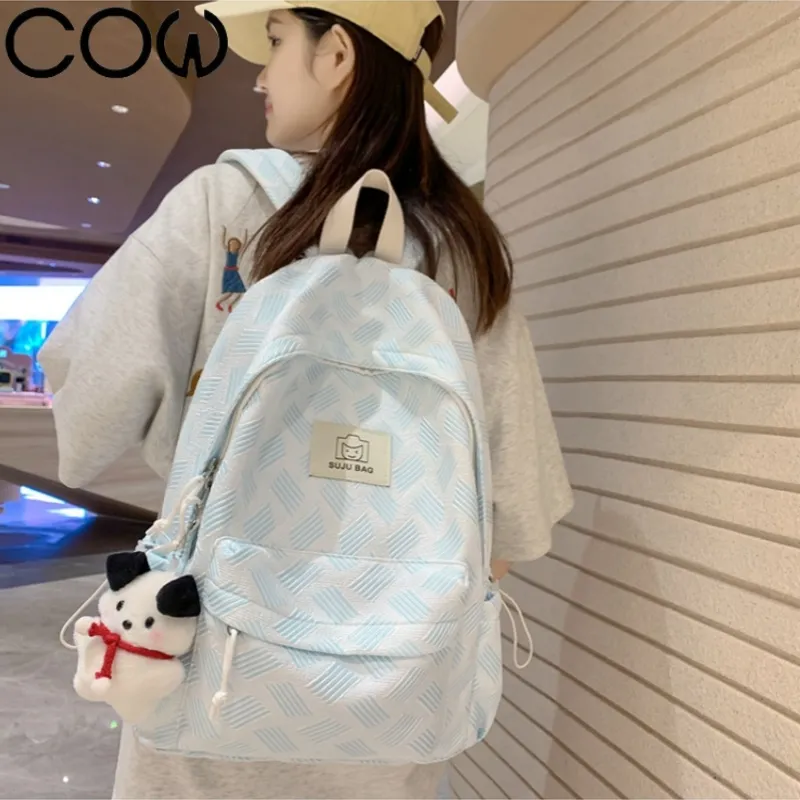 COW Backpack for Women Large Capacity Laptop Daypack Travel Rucksack - 5