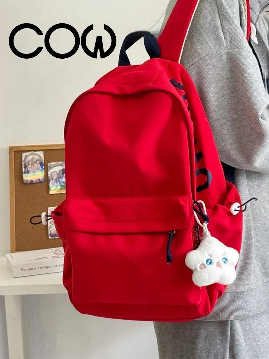 COW Backpack Ins Style Minimalist Large Capacity College Commuter Bag - 5