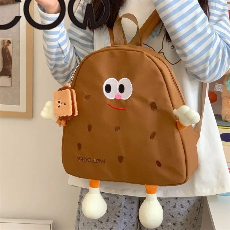 Cute Cartoon Backpack for Girls, Chic Japanese Style Student Rucksack - 4