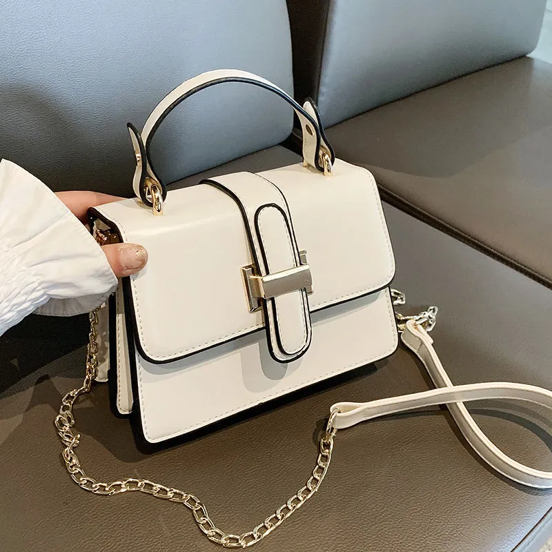 Small Floral Crossbody Bag 2025, PU Chain Shoulder Bag for Women - 1