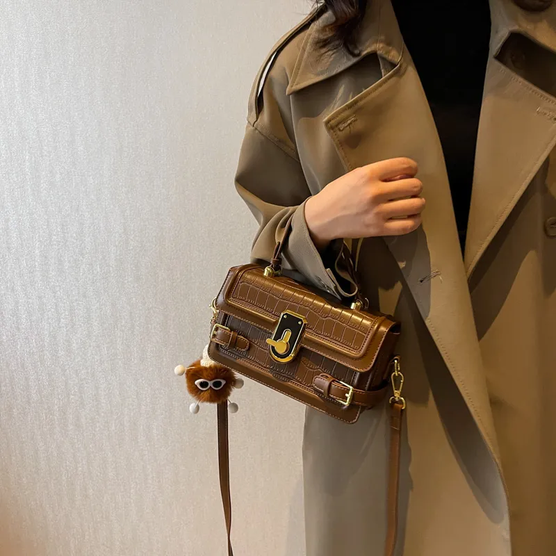 Moonlight Box Crossbody Bag 2022 New PU Small Square Bag for Women - 5
