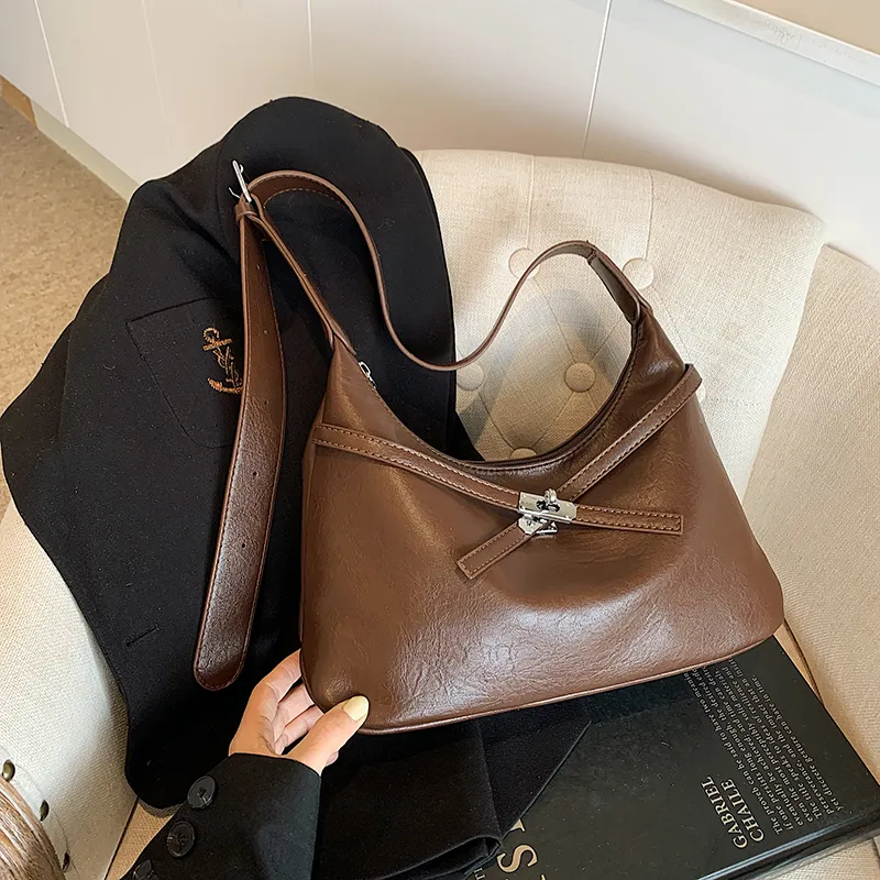 Large Tote Bag Women Vintage Crossbody Shoulder Bag Fashion - 1