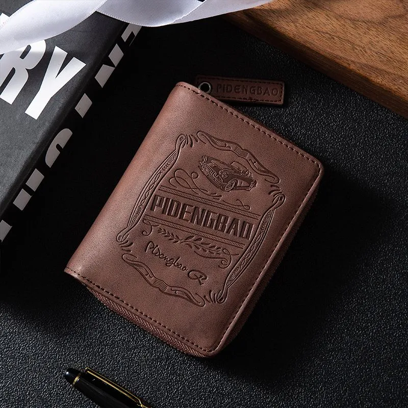 Men's Short Vintage Wallet 2024 Multi-functional RFID Blocking Card Holder - 1