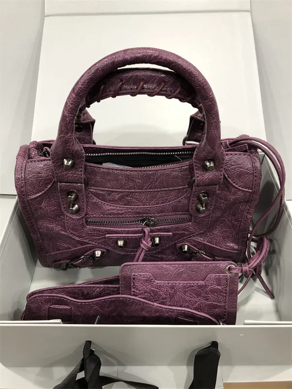 Motorcycle Bag with Studs 2025, Crossbody & Shoulder Bag for Women, Fashionable - 5