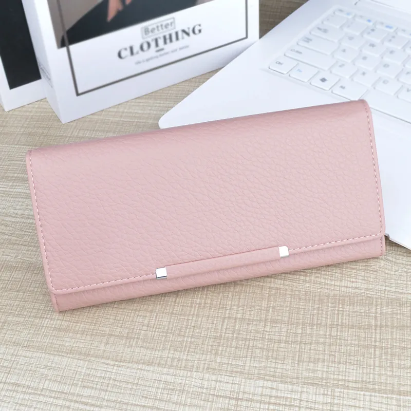 Long Wallets for Women, PU Leather Zip Around Clutch with Large Capacity - 4