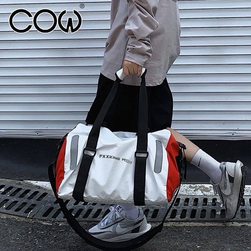COW Gym Bag Wet Dry Separate Large Capacity Lightweight Sports Duffle - 2