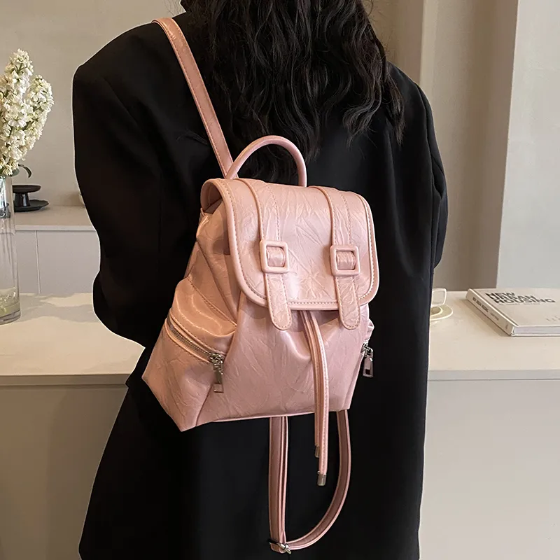 Korean Ins Backpack Large Capacity Fashion Minimalist Shoulder Bag - 3
