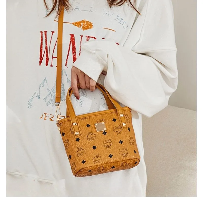 Bucket Bag 2025 Fashionable Crossbody Shoulder Tote Handbag for Women - 1