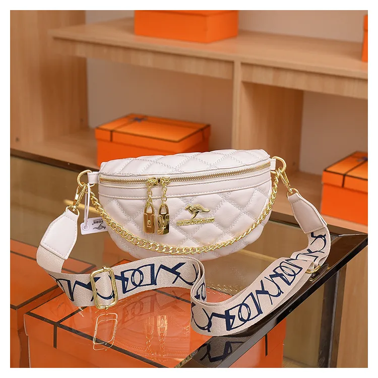 Leather Crossbody Bag 2025 New Women Chest Bag Ins Fashion Shoulder Purse - 1