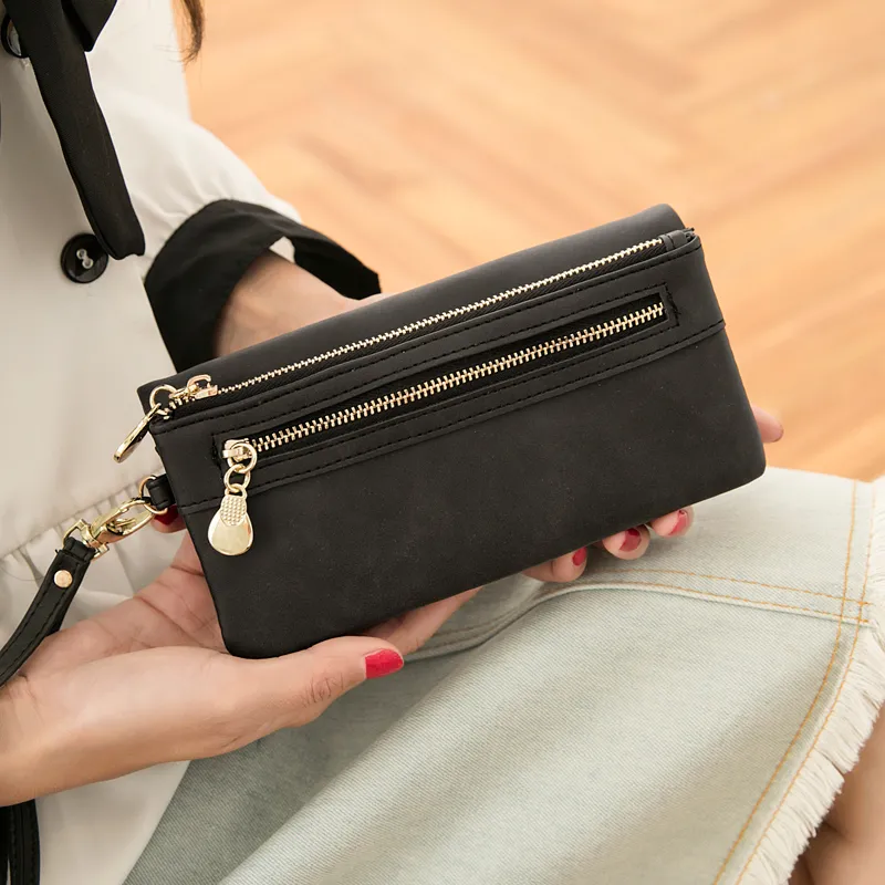 Long Women's Wallet 2025 Korean Retro Large Capacity Zipper Coin Purse - 4