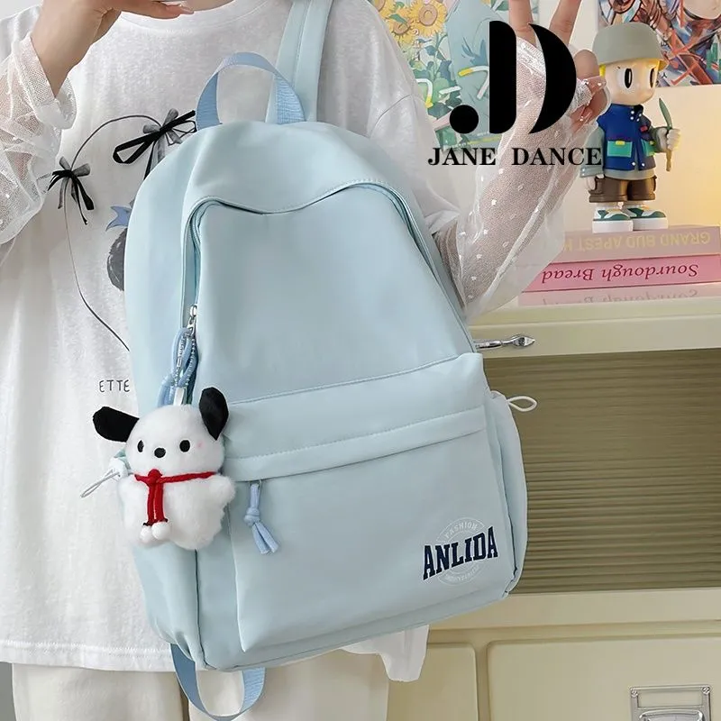 Simple Japanese Backpack for College Girls, Lightweight Daypack for High School - 3