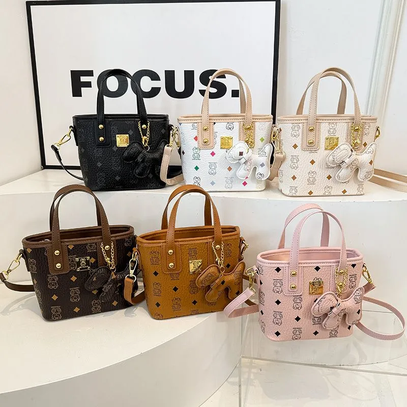 Cartoon Print Bucket Bag 2025 Fashion Women Shoulder Crossbody Tote - 2
